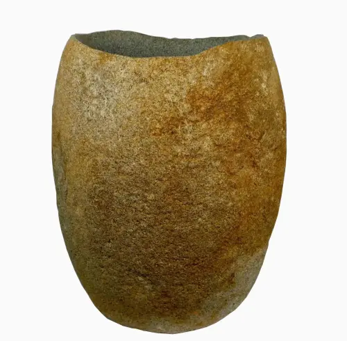 Product image of the product “Round Planter made from Riverstone Size about 20 x 20 x 35cm Height ”